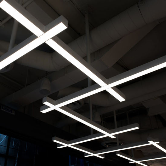 Modern Aluminum Material  LED Office Linear Light