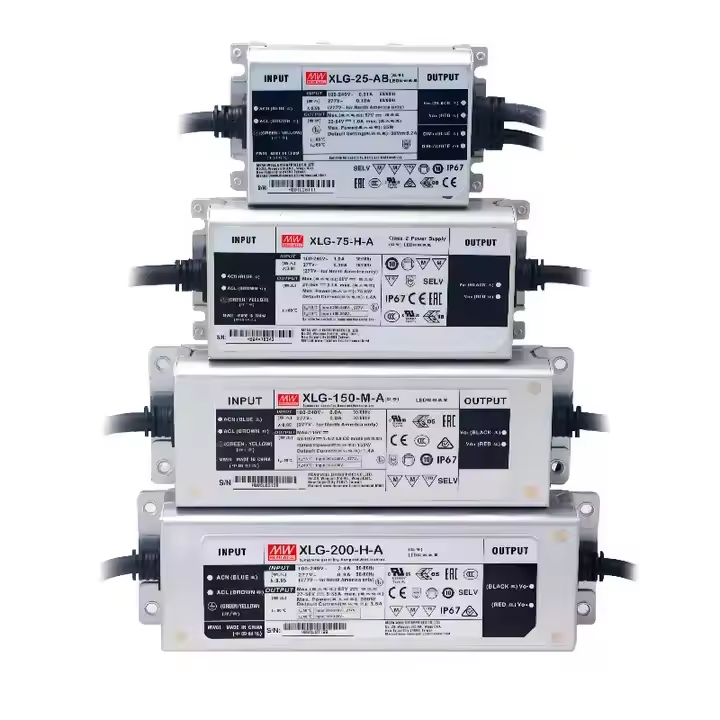 Mean Well XLG series Led Driver 75W-100W-150W-200W-240W-320W 12V 24V